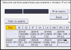 Ilustración de la pantalla panel de mandos