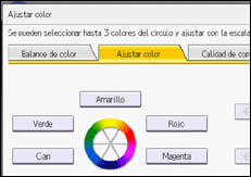Ilustración de la pantalla panel de mandos