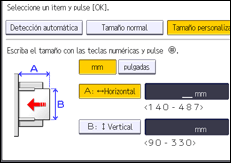Ilustración de la pantalla panel de mandos