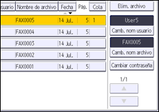 Ilustración de la pantalla panel de mandos