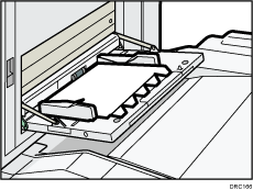 Ilustración de la bandeja bypass