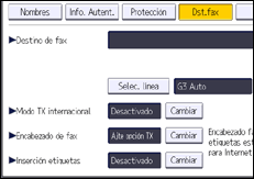 Ilustración de la pantalla panel de mandos