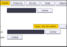 Ilustración de la pantalla panel de mandos