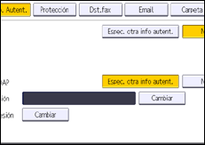 Ilustración de la pantalla panel de mandos