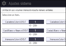 Ilustración de la pantalla panel de mandos