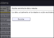 Ilustración de la pantalla panel de mandos