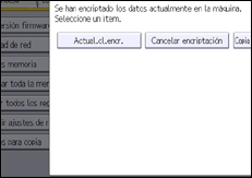 Ilustración de la pantalla panel de mandos