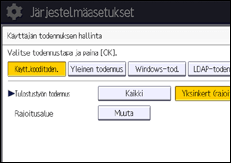 Käyttöpaneelin näyttö