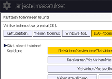 Käyttöpaneelin näyttö