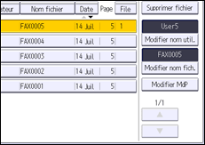 Illustration de l'écran du panneau de commande