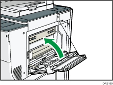 Illustration du magasin guide-papier pour pages de garde