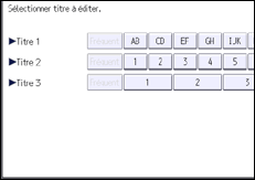 Illustration de l'écran du panneau de commande
