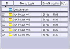 Illustration de l'écran du panneau de commande