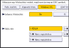 A kezelőpanel ismertetése