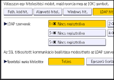 A kezelőpanel ismertetése