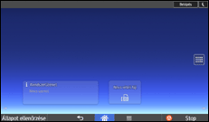 A kezelőpanel ismertetése