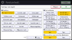 A kezelőpanel ismertetése