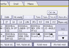 A kezelőpanel ismertetése