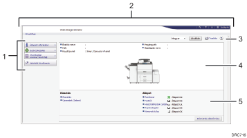 Webböngésző ábrája számozott illusztráció