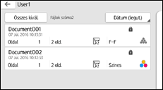 A kezelőpanel ismertetése