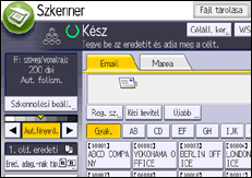 A kezelőpanel ismertetése