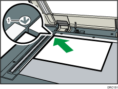 Illustrazione numerata vetro di esposizione