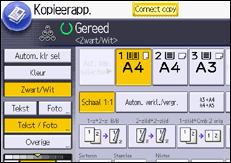 Afbeelding van bedieningspaneel