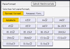Afbeelding van bedieningspaneel