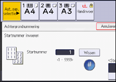 Afbeelding van bedieningspaneel