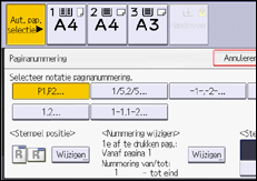 Afbeelding van bedieningspaneel