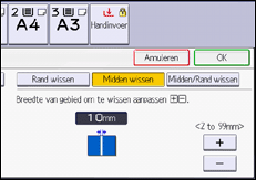 Afbeelding van bedieningspaneel