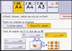 Afbeelding van bedieningspaneel
