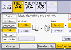 Afbeelding van bedieningspaneel