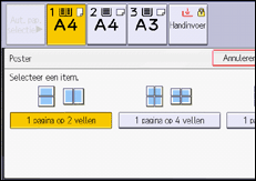 Afbeelding van bedieningspaneel