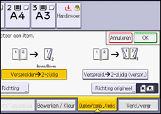 Afbeelding van bedieningspaneel