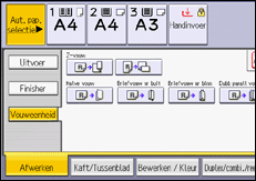 Afbeelding van bedieningspaneel
