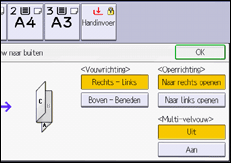 Afbeelding van bedieningspaneel