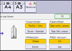 Afbeelding van bedieningspaneel