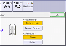 Afbeelding van bedieningspaneel