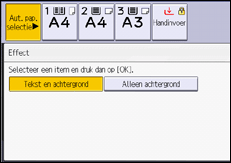 Afbeelding van bedieningspaneel