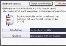 Afbeelding van bedieningspaneel