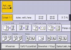 Afbeelding van bedieningspaneel