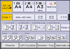 Afbeelding van bedieningspaneel