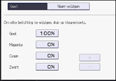 Afbeelding van bedieningspaneel