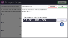 Afbeelding van bedieningspaneel