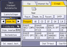 Afbeelding van bedieningspaneel