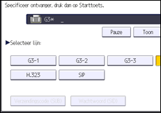 Afbeelding van bedieningspaneel