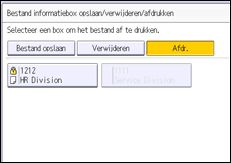 Afbeelding van bedieningspaneel