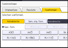 Afbeelding van bedieningspaneel
