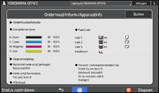 Afbeelding van bedieningspaneel